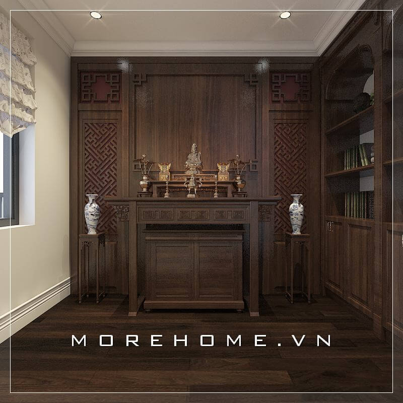 Bàn thờ gỗ hiện đại